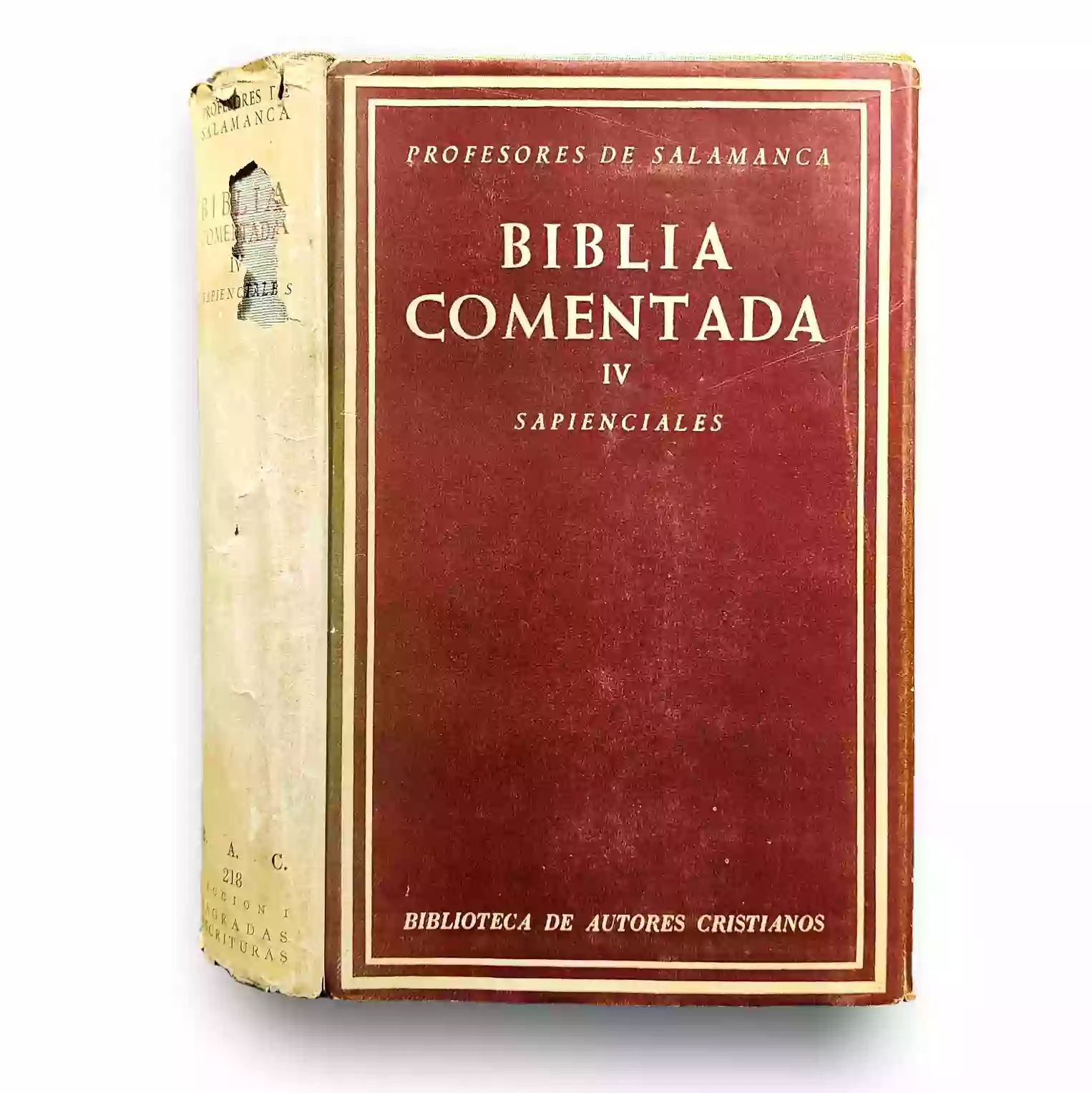 Biblia Comentada IV Libros Sapienciales Incunabula