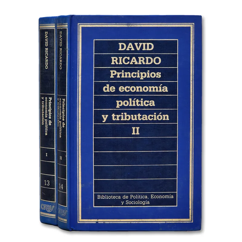 Principios de economía política y tributación obra completa de dos