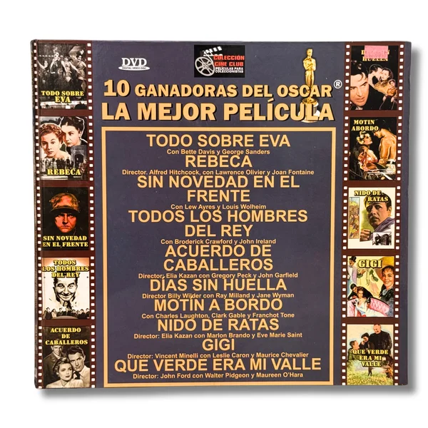 10 ganadoras del Óscar la mejor película. 10 películas DVD