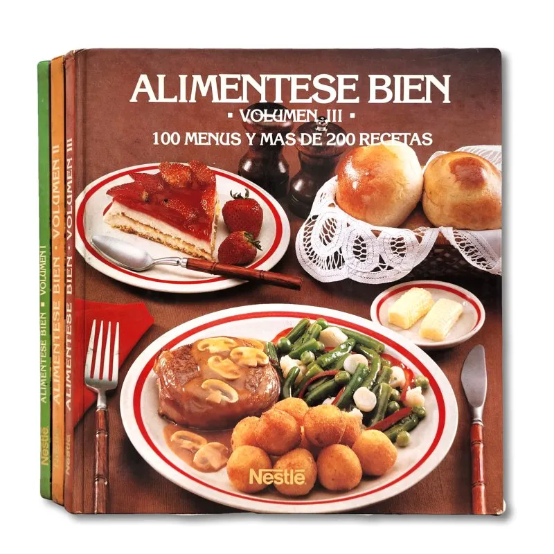 Alimentese bien. Tomos 1, 2 y 3