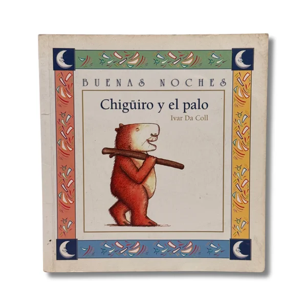 Chigüiro y el palo