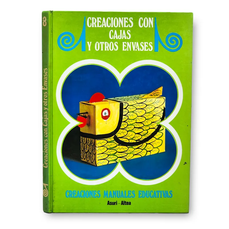 Creaciones manuales educativa. con cajas y otros envases