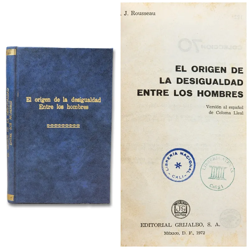 Discurso sobre el origen de la desigualdad entre los hombres