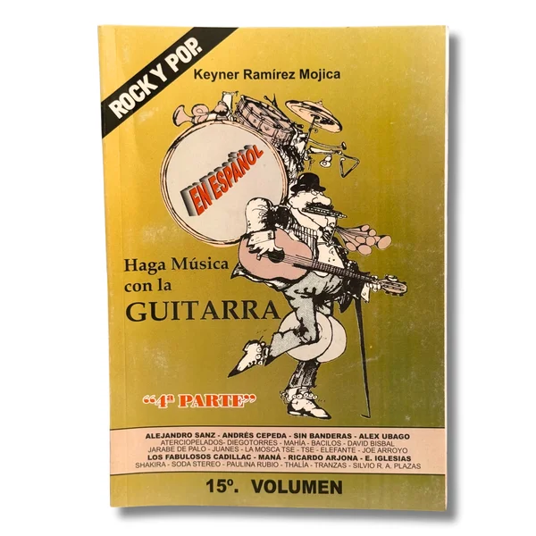 Haga música con la guitarra. Rancheras y corridos. Rock y pop Vol. 15