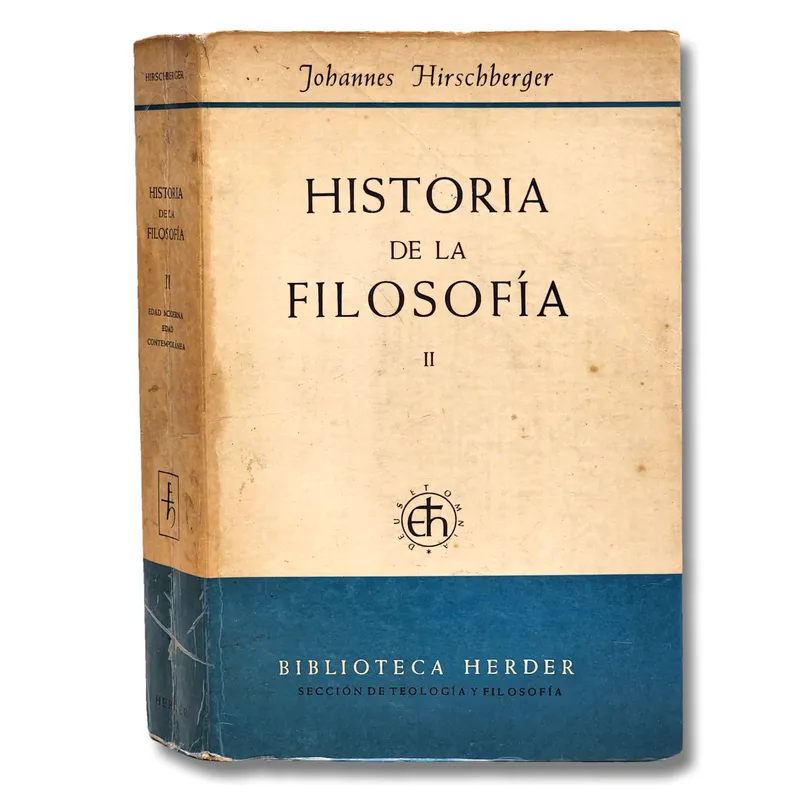 Historia De La Filosofía. Tomo II. Edad Moderna. Edad Contemporánea ...