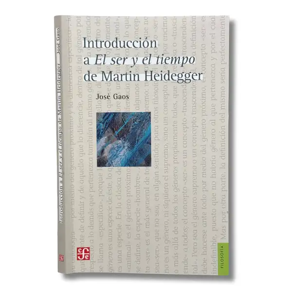 Introducción a el ser y el tiempo Martin Heidegger