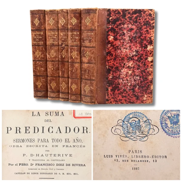 La suma del predicador. Sermones para todo el año. Tomos 1 al 5 (Paul Grenet)
