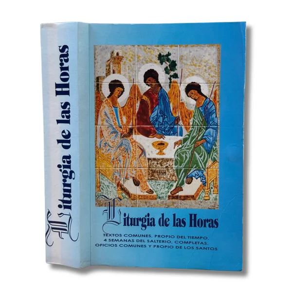 Liturgia de las horas. Textos comunes, propio del tiempo. 4 semanas del salterio, completas. Oficios comunes y propio de los santos - varios. conferencia episcopal católica