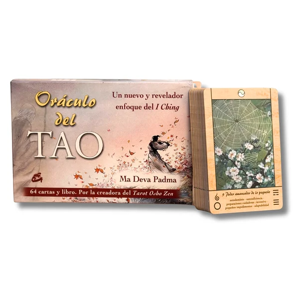 Oráculo del Tao. Un nuevo y revelador enfoque del I Ching (64 cartas y libro. Por la creadora del tarot Osho Zen