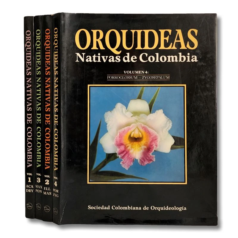 Orquídeas nativas de Colombia (4 tomos)